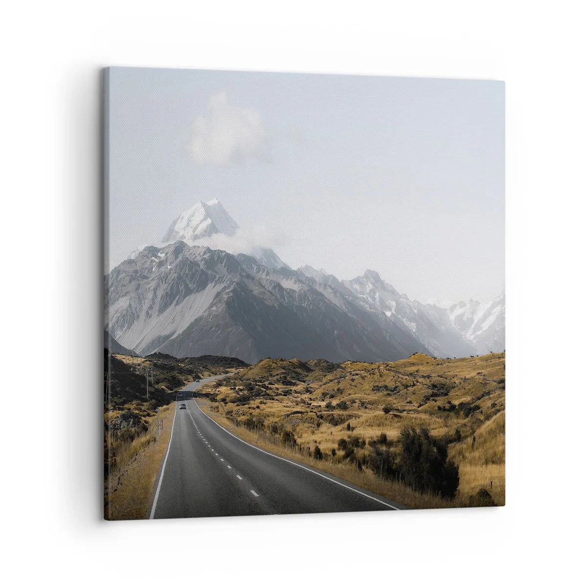 Quadro su tela - Stampe su Tela - Via verso il cuore dei monti - 50x50 cm