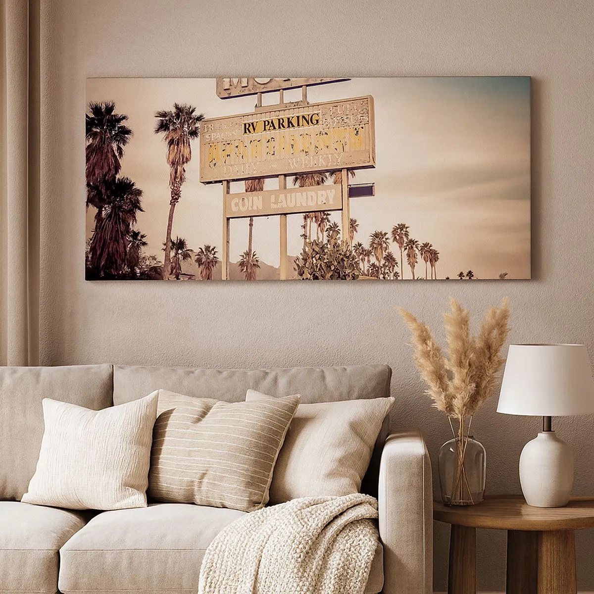 Quadro su tela - Stampe su Tela - Qui il tempo si è fermato - 100x40 cm