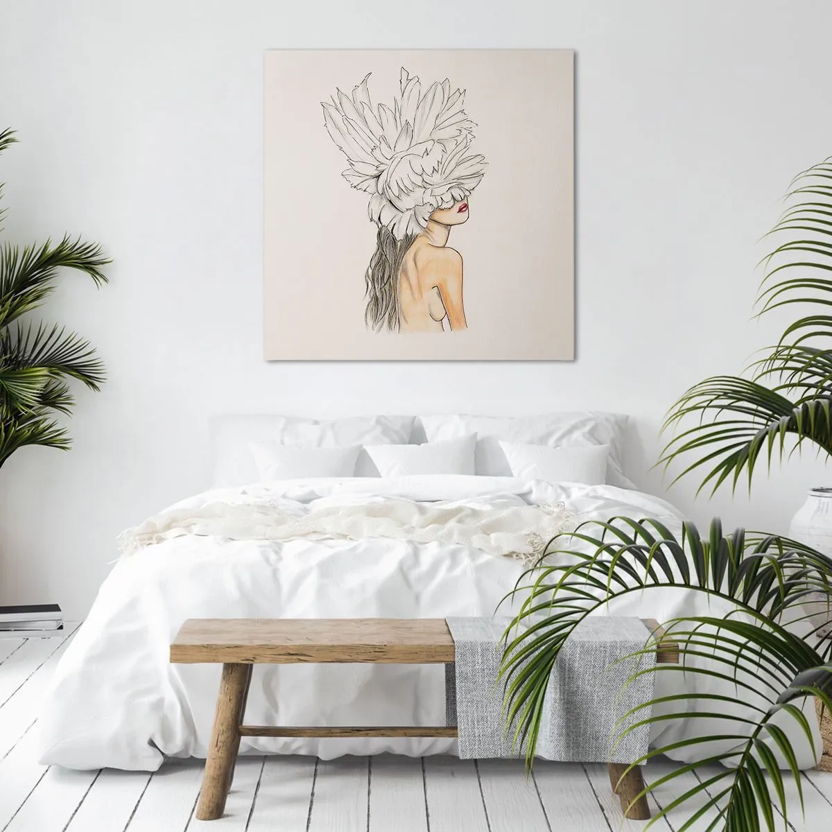 Quadro su tela - Stampe su Tela - Bellezza coronata - 40x40 cm