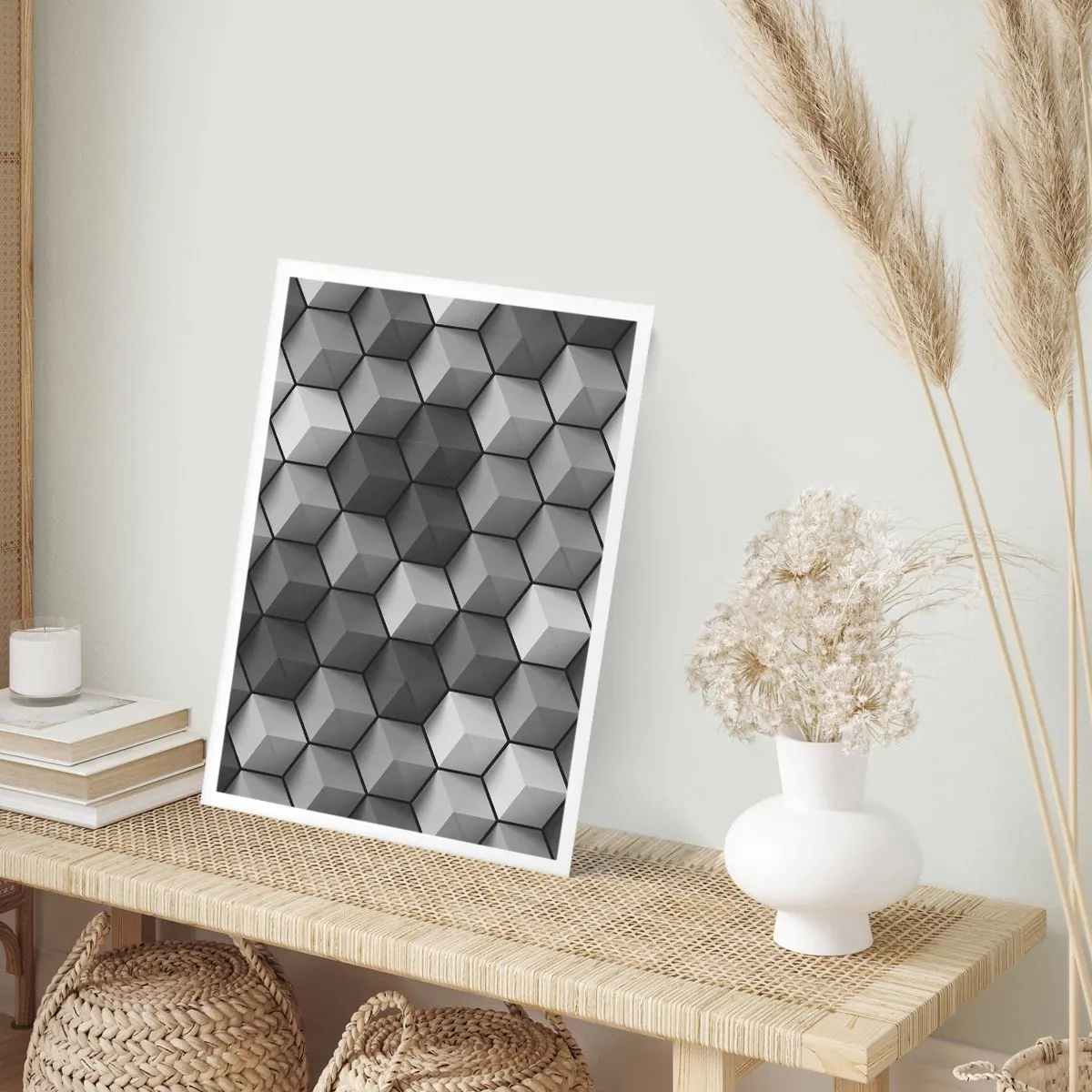 Poster - Puzzle cubista - 70x100 cm
