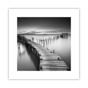 Poster - La pace della riva dimenticata - 30x30 cm