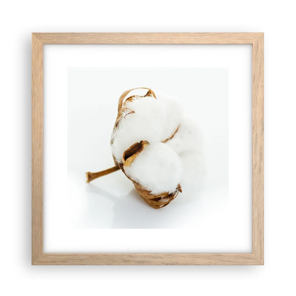 Poster in cornice rovere chiaro - Naturalmente morbido - 30x30 cm