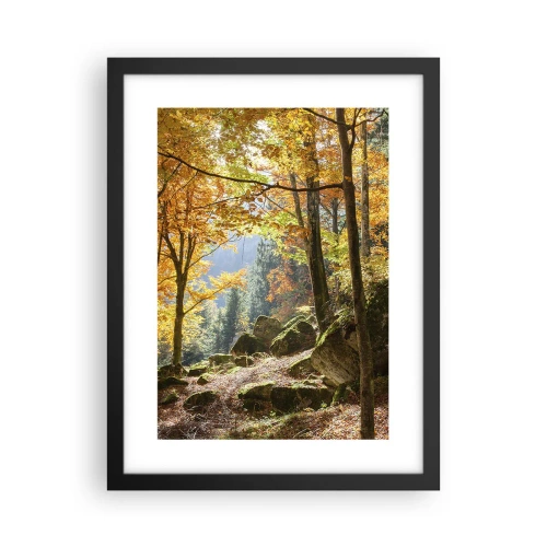 Poster in cornice nera - Il tempo del riposo - 30x40 cm