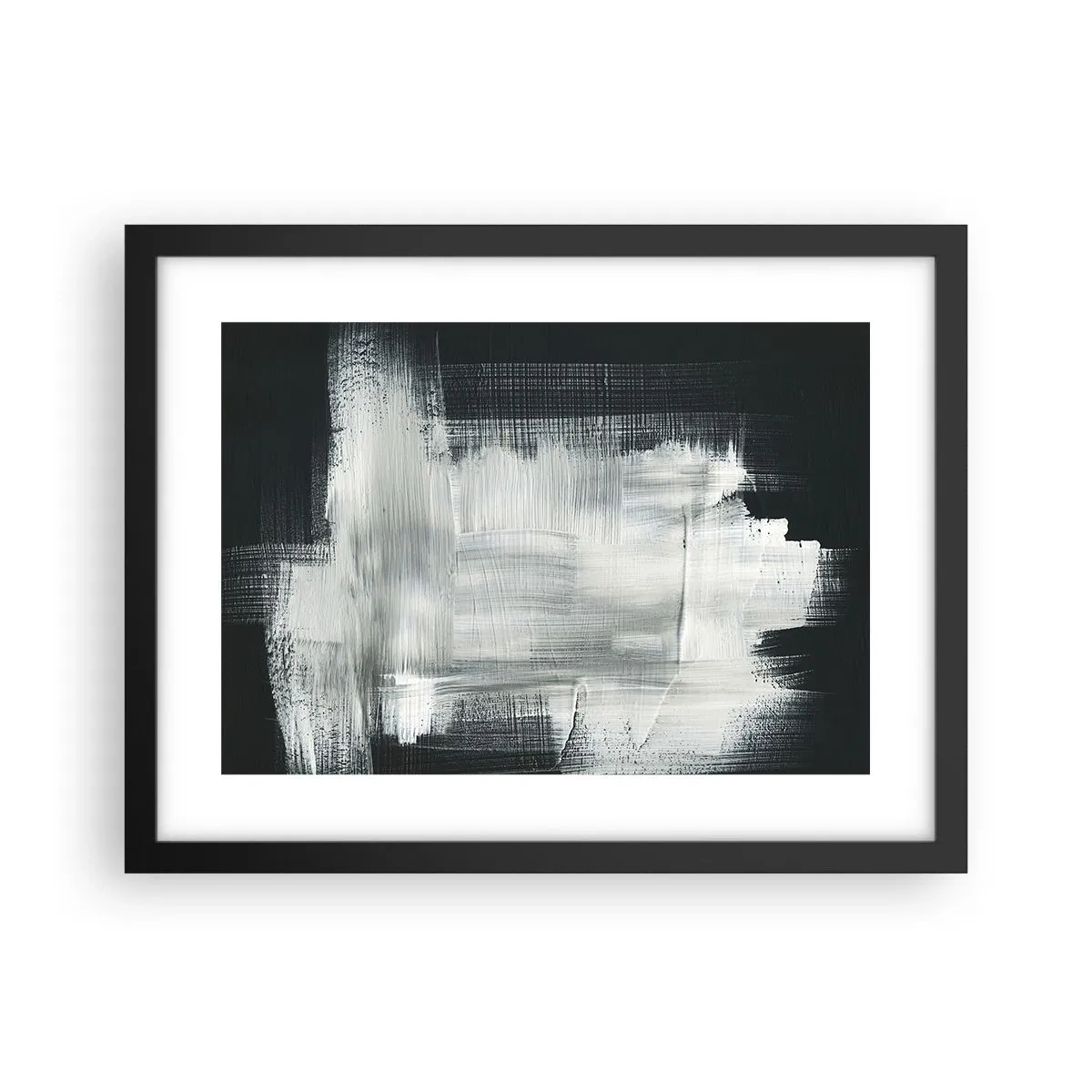 Poster in cornice nera - Tessuto in verticale e in orizzontale - 40x30 cm