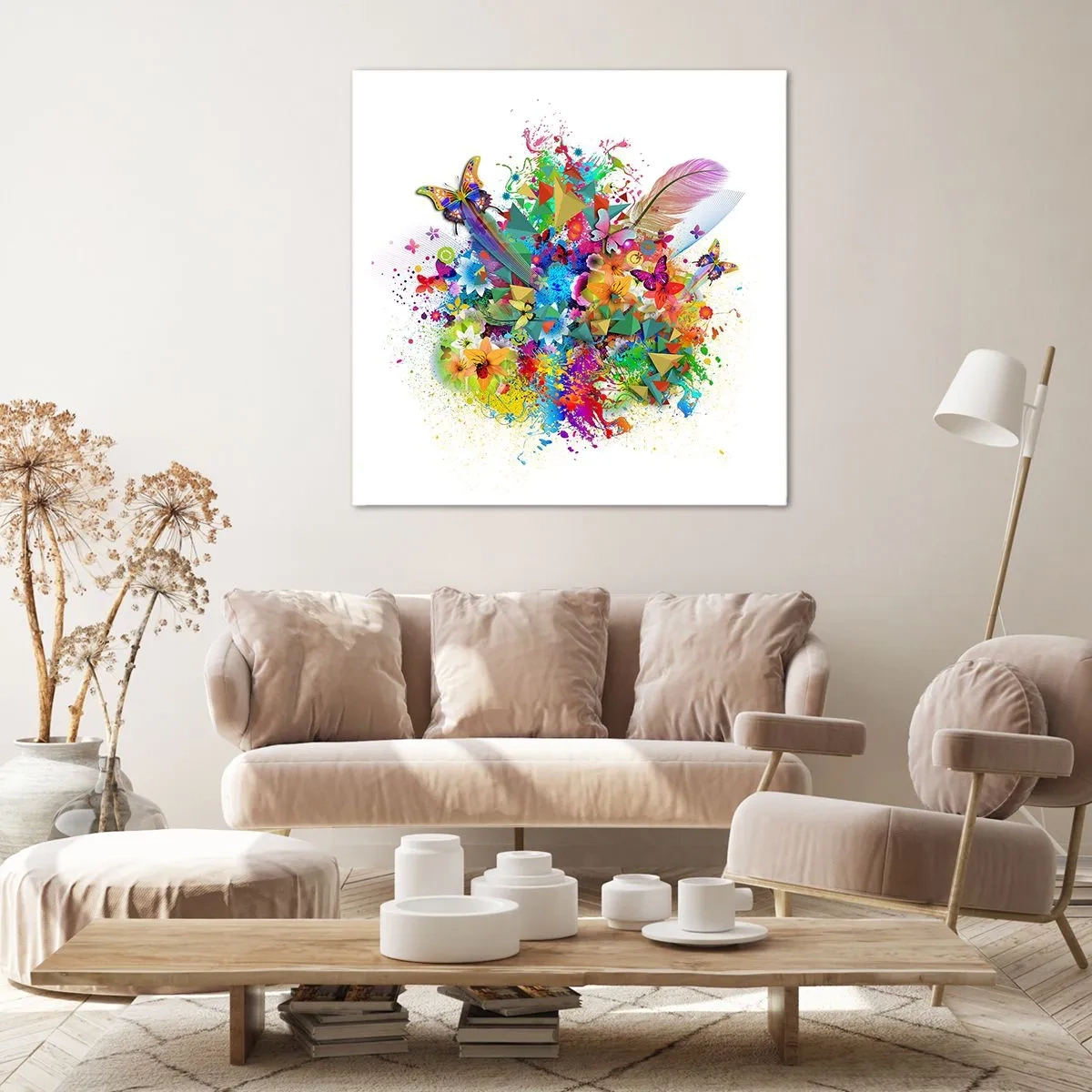 Quadro su tela - Stampe su Tela - Un mazzo di gioia - 50x50 cm