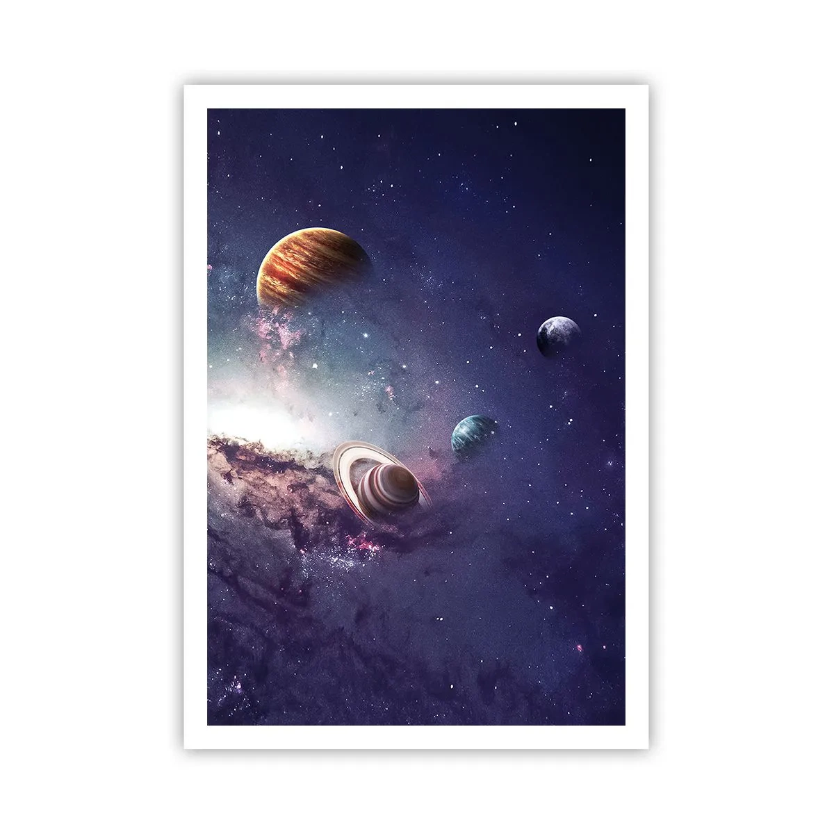 Poster - Sistema solare danzante - 70x100 cm