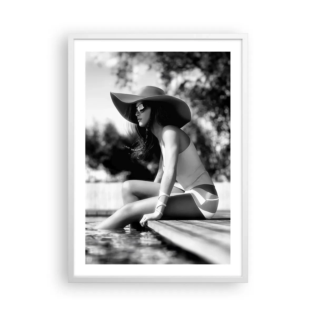 Poster in cornice bianca - Sogno estivo - 50x70 cm