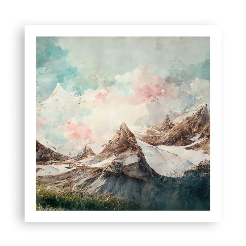 Poster - Lame di roccia - 60x60 cm