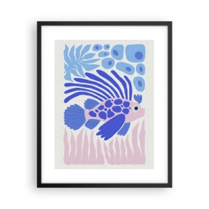 Poster in cornice nera - Nel suo elemento - 40x50 cm