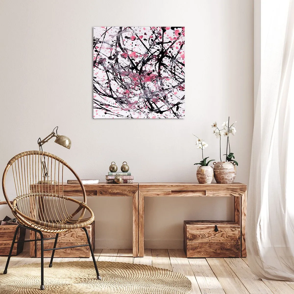 Quadro su tela - Stampe su Tela - La natura passeggera della vita - 50x50 cm