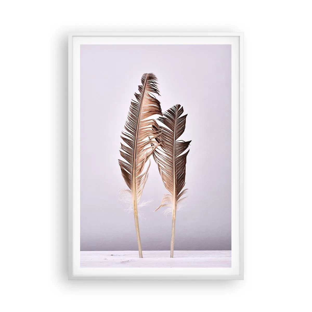 Poster in cornice bianca - Contro il nulla - 70x100 cm