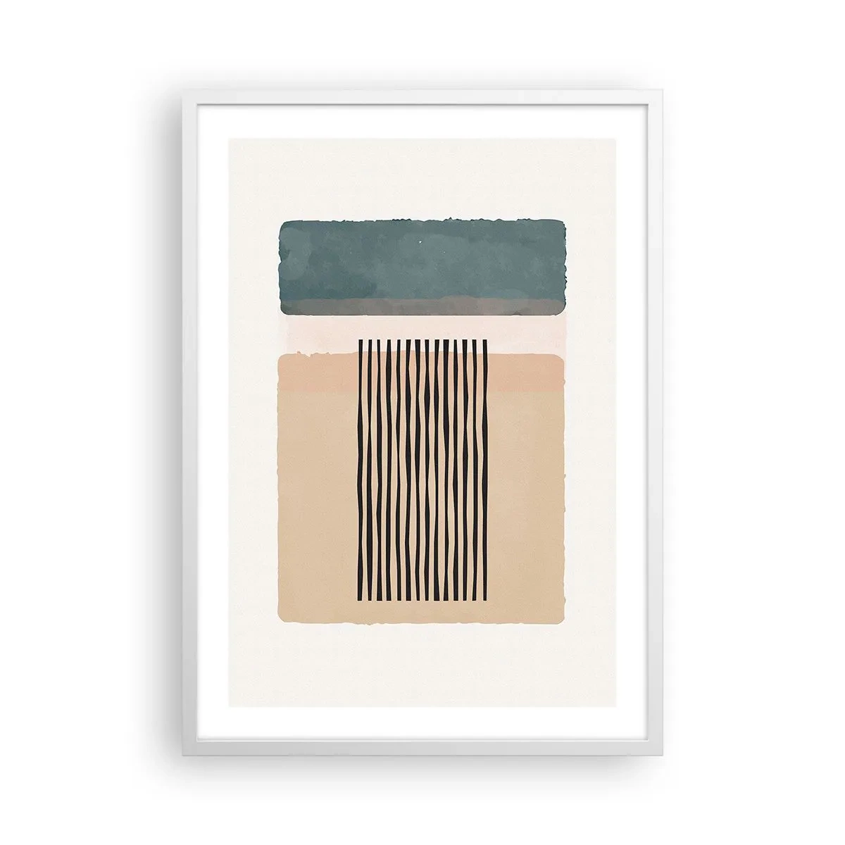 Poster in cornice bianca - Tutto a posto - 50x70 cm