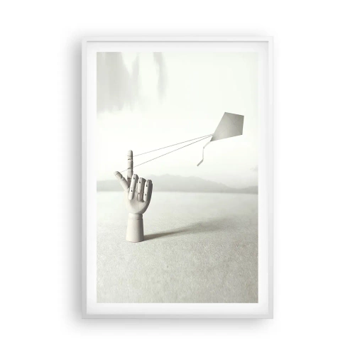 Poster in cornice bianca - Prova di forza - 61x91 cm