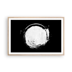 Poster in cornice rovere chiaro - Una buona soluzione - 91x61 cm