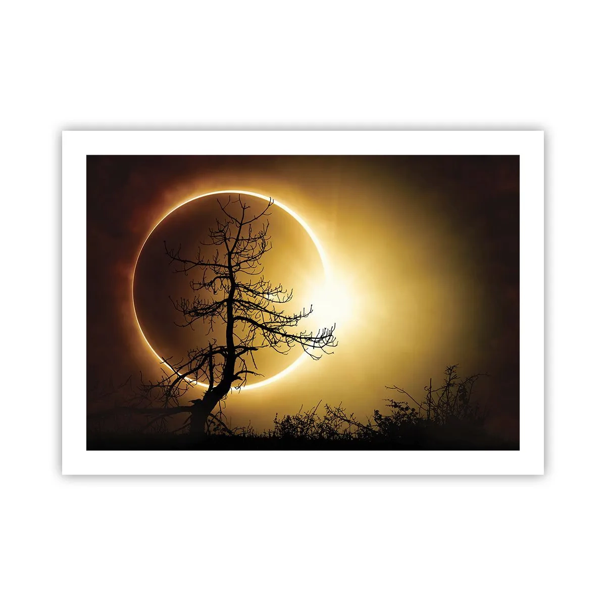 Poster - Eclissi totale - 70x50 cm