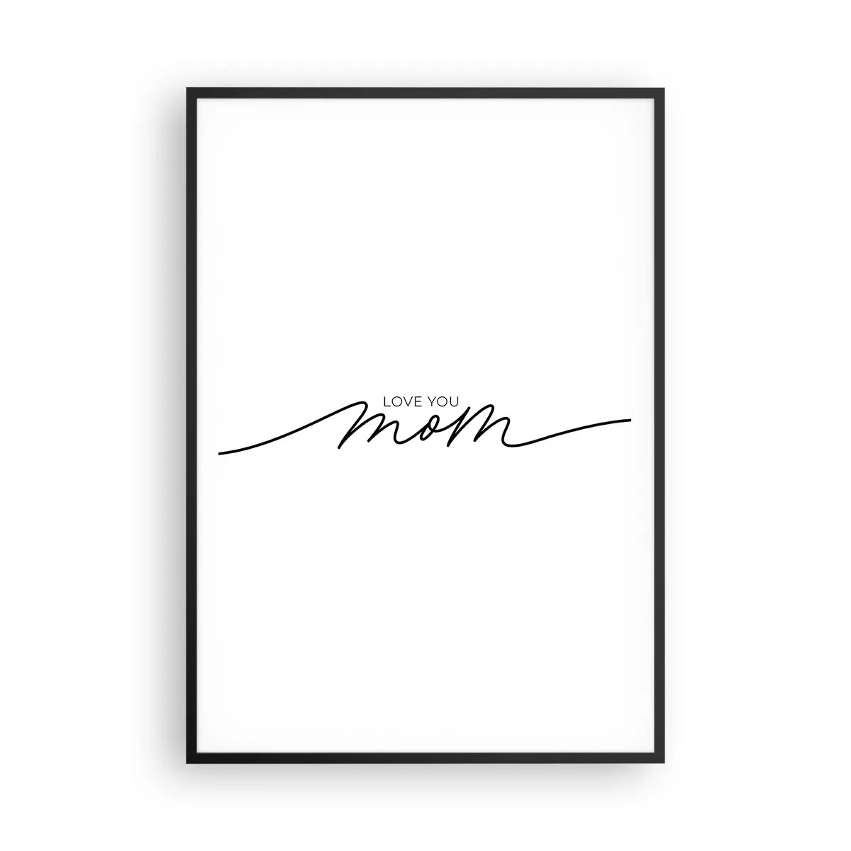 Poster in cornice nera - Grande commozione - 70x100 cm