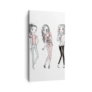 Quadro su tela - Stampe su Tela - Arriva la festa - 45x80 cm