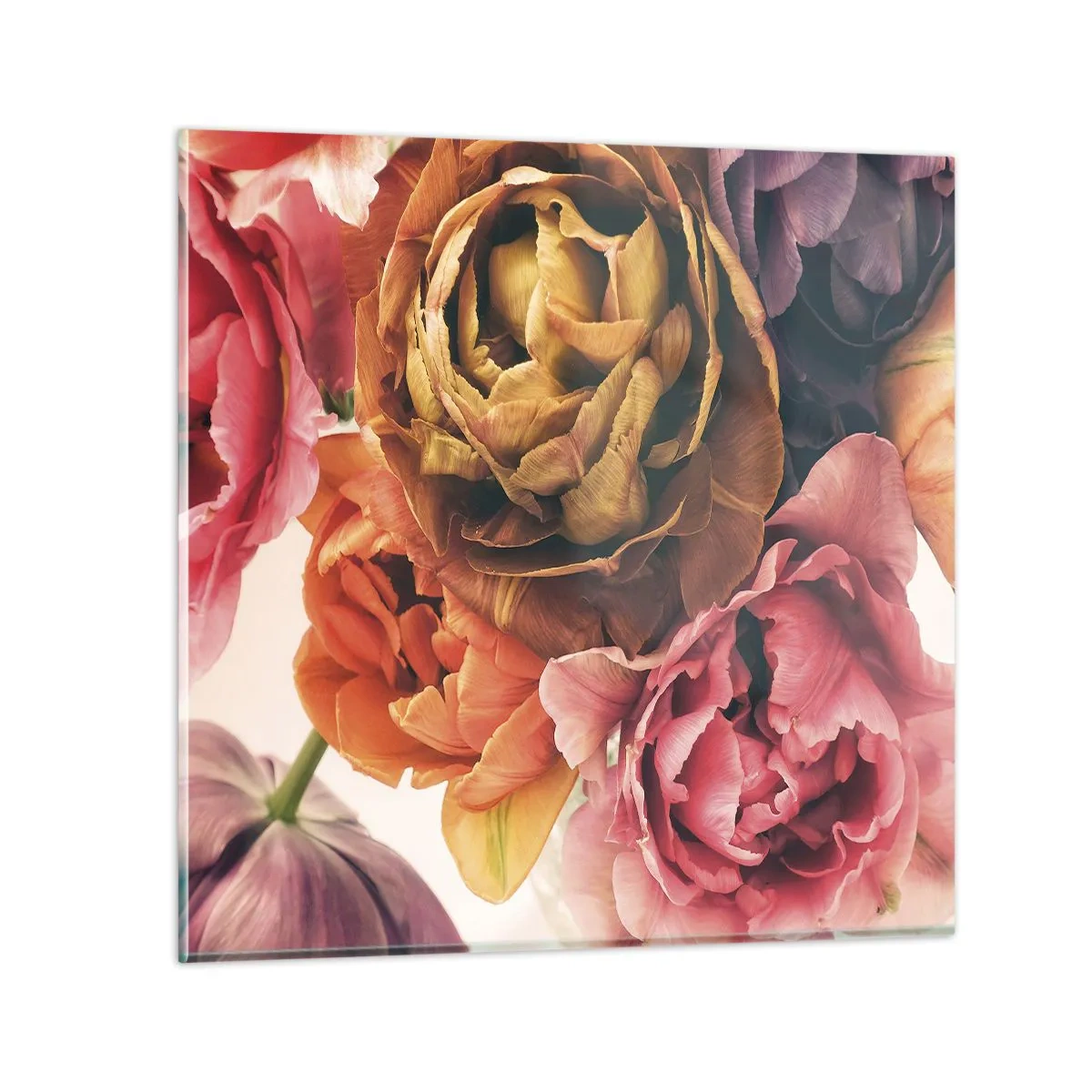 Quadro su vetro - La festa della vita - 60x60 cm