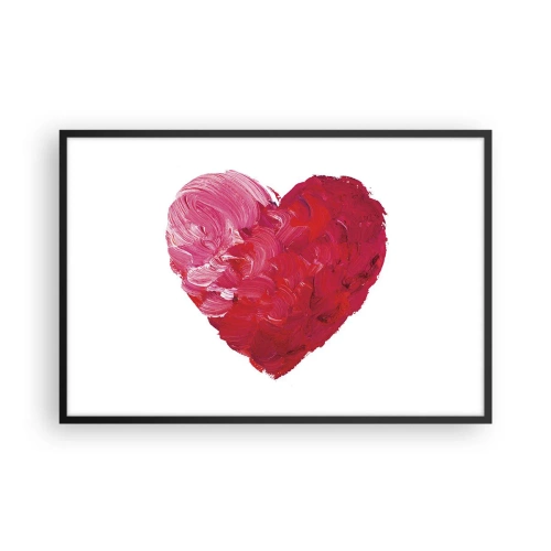 Poster in cornice nera - All you need is love - 91x61 cm