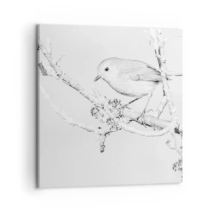 Quadro su tela - Stampe su Tela - Mattino invernale - 50x50 cm