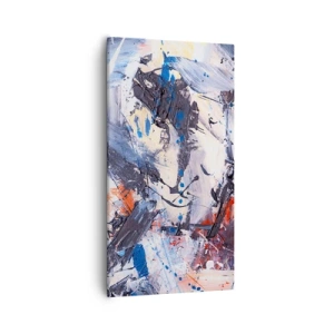 Quadro su tela - Stampe su Tela - La danza folle dell'astrazione - 55x100 cm