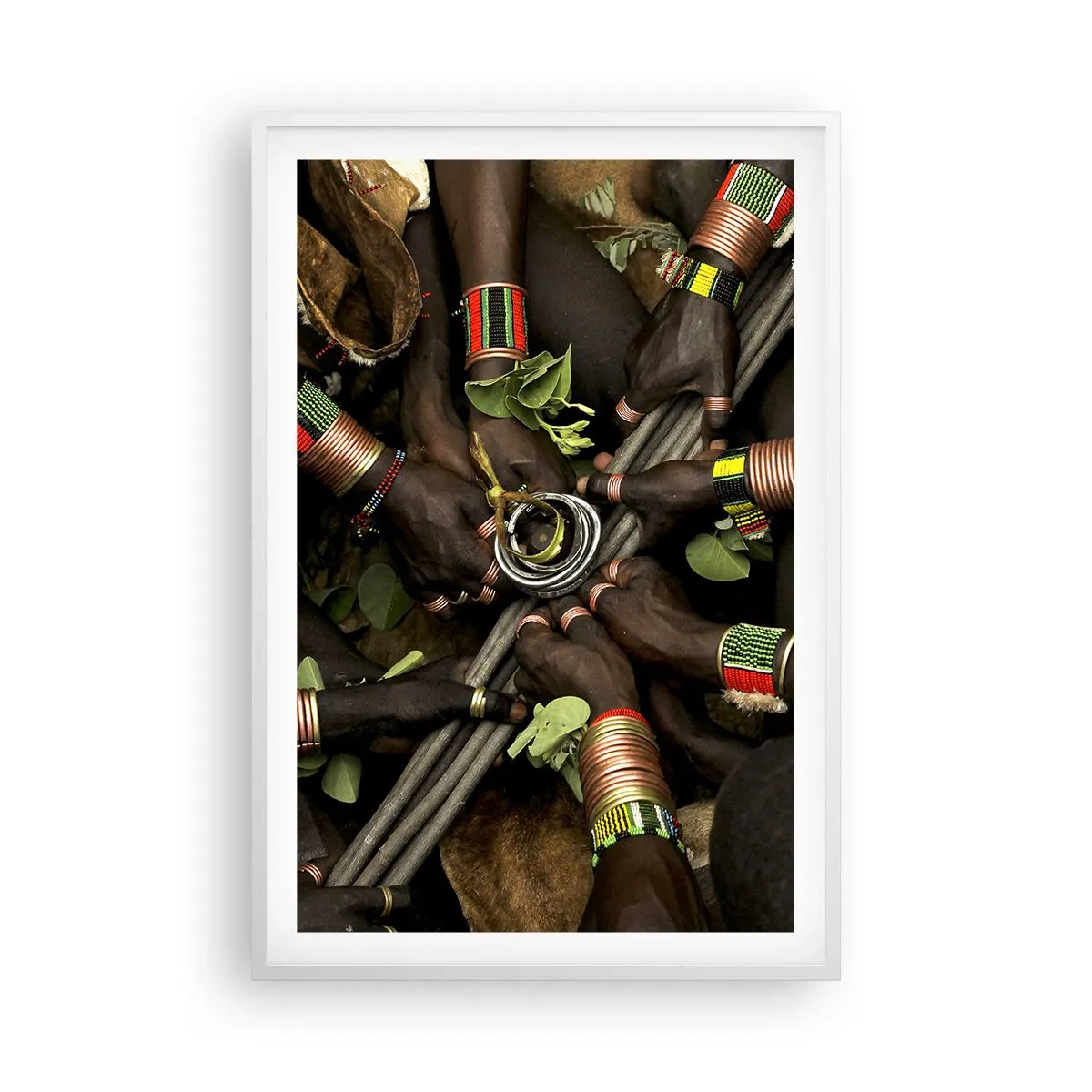 Poster in cornice bianca - Siamo insieme - 61x91 cm