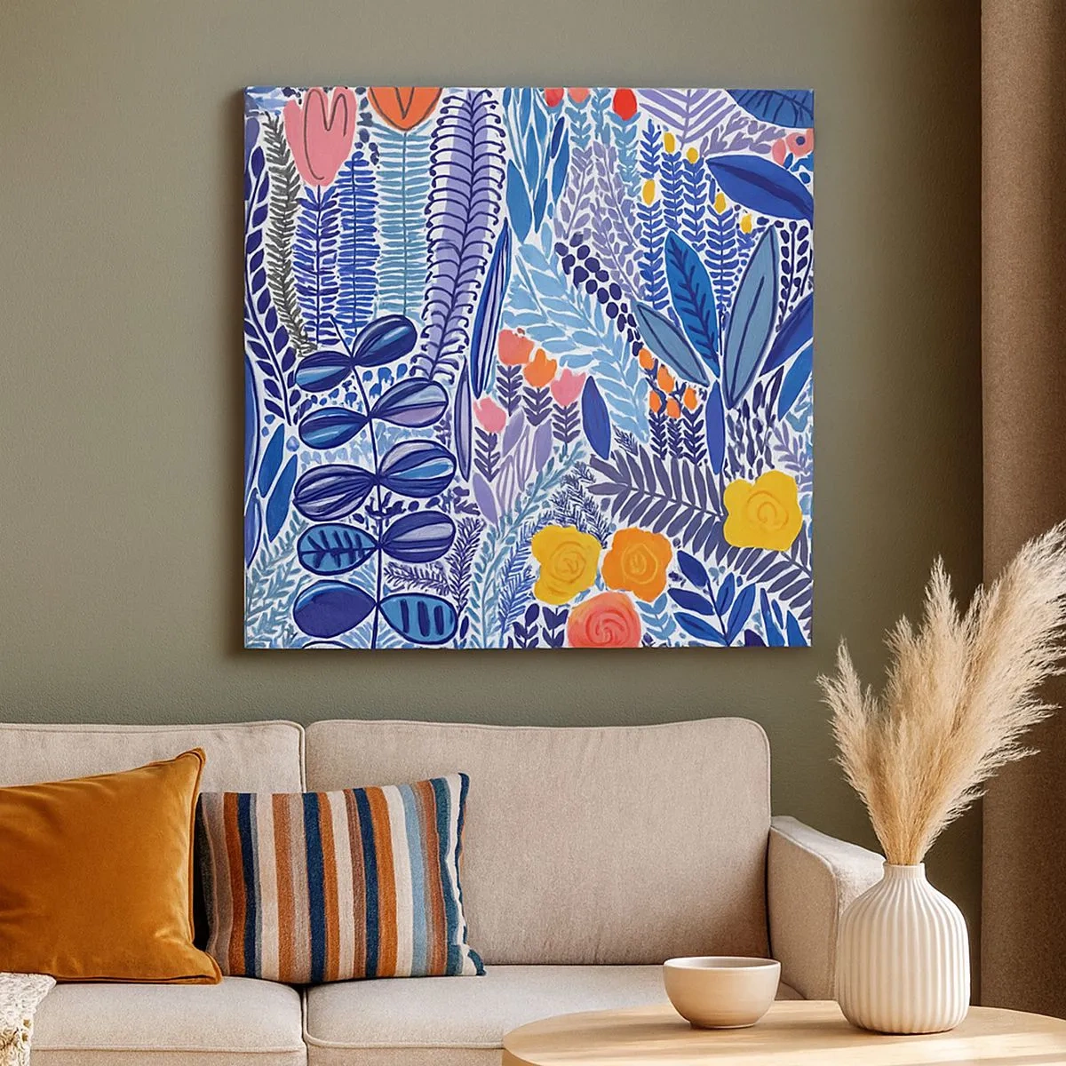 Quadro su tela - Stampe su Tela - Il giardino delle Hawaii - 30x30 cm