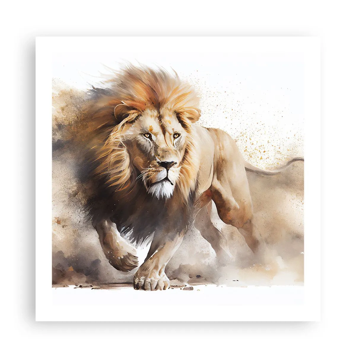 Poster - Il re si è mosso - 60x60 cm