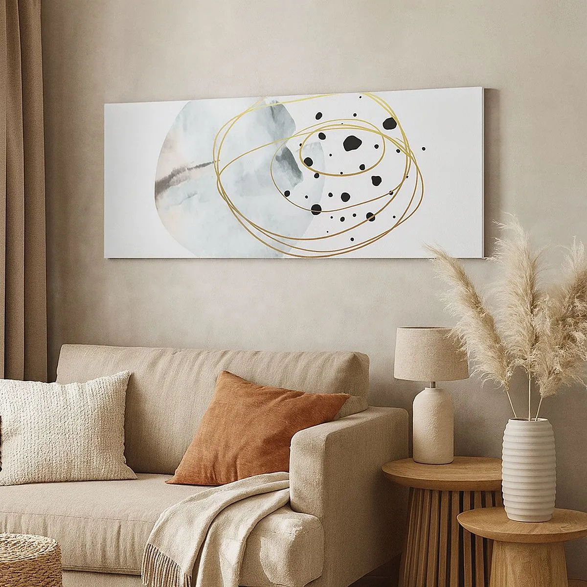 Quadro su tela - Stampe su Tela - Nell'abbraccio dello spazio - 100x40 cm