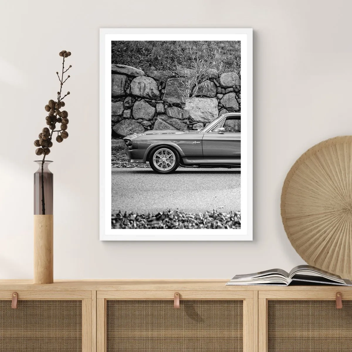 Poster in cornice bianca - La leggenda degli anni '60 - 40x50 cm