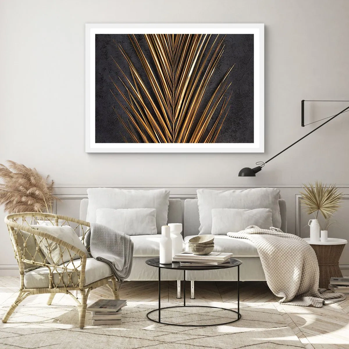 Poster in cornice bianca - L'oro dei tropici - 70x50 cm