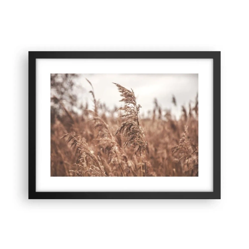 Poster in cornice nera - Nei campi è già autunno - 40x30 cm
