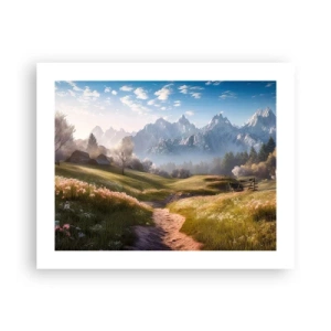 Poster - Valle idilliaca - 50x40 cm