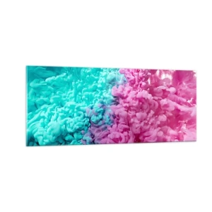 Quadro su vetro - Scontro decisivo - 100x40 cm