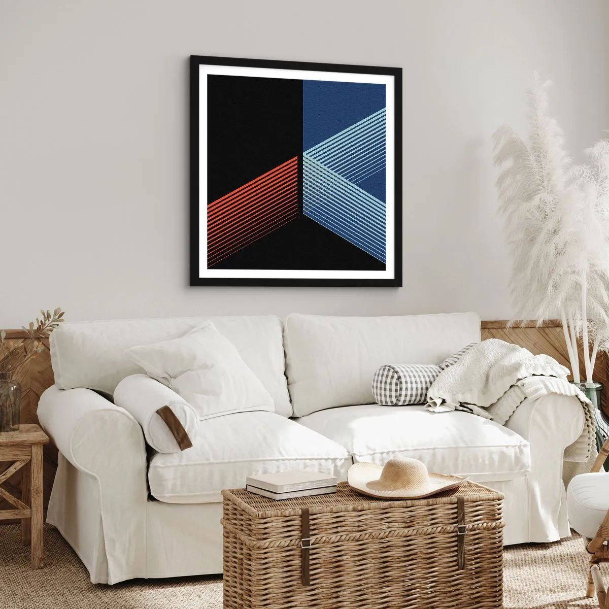 Poster in cornice nera - Una storia semplice - 30x30 cm