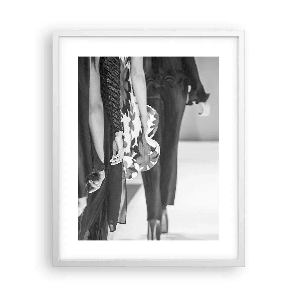 Poster in cornice bianca - Sfilata in stile - 40x50 cm