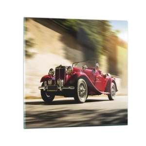 Quadro su vetro - Più bella della Nike di Samotracia - 30x30 cm