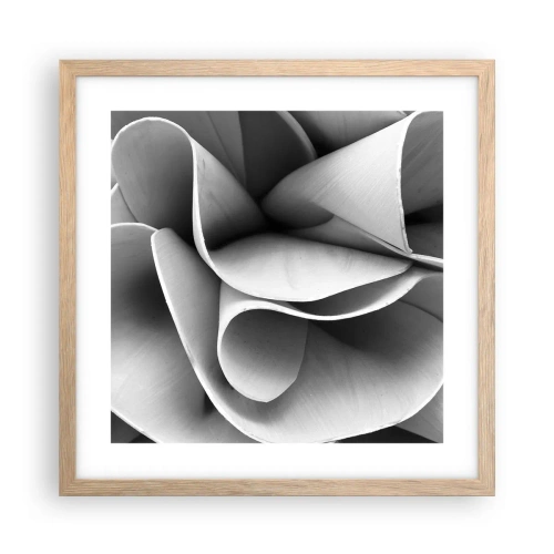 Poster in cornice rovere chiaro - Avviene nello spazio - 40x40 cm