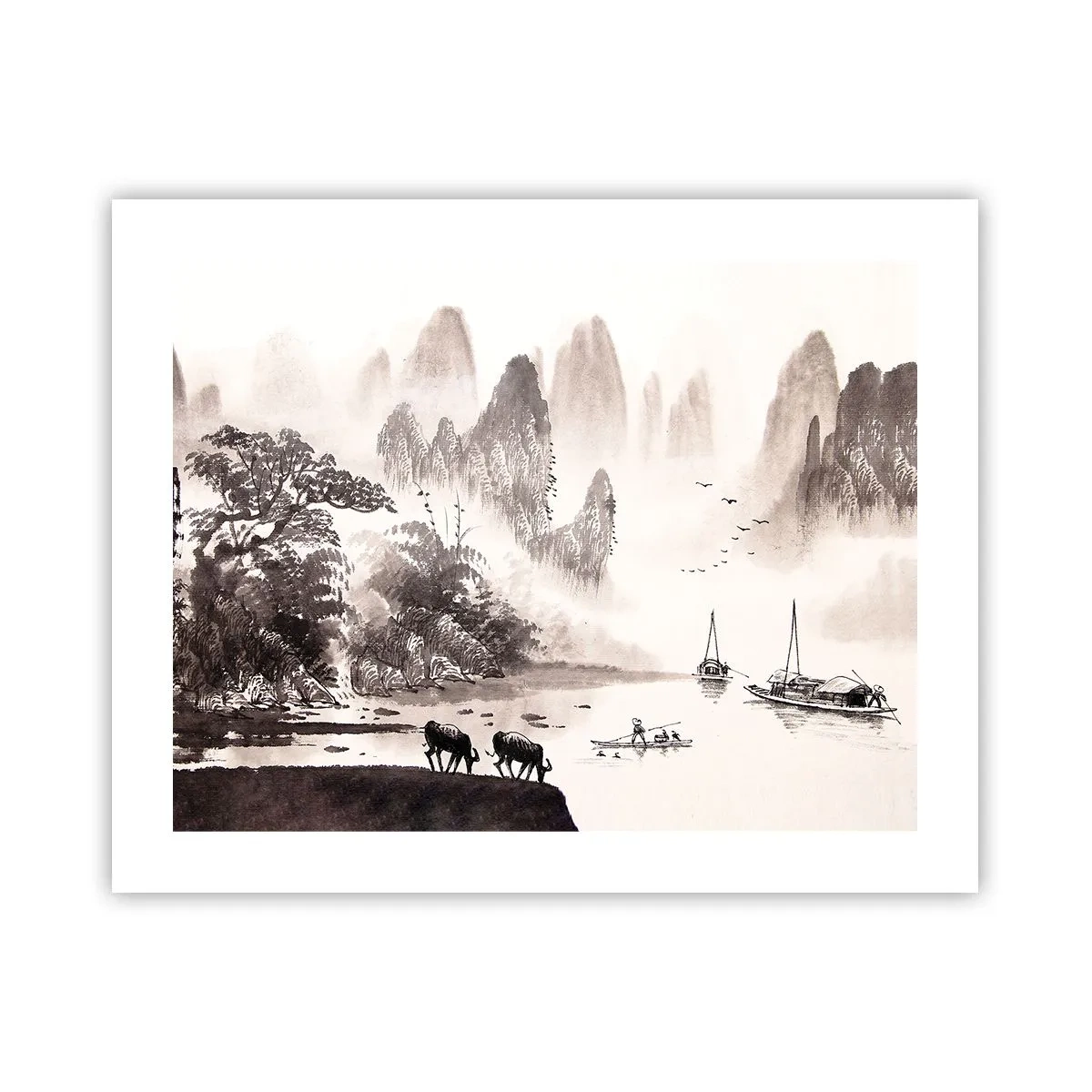 Poster - L'esotica quotidianità dell'Oriente - 50x40 cm