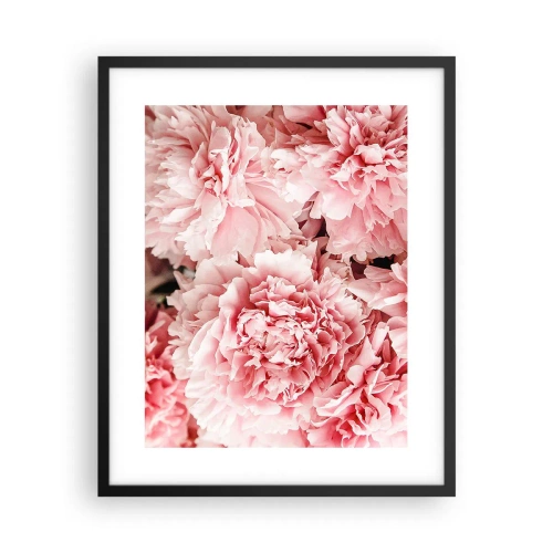 Poster in cornice nera - Sogno rosa - 40x50 cm