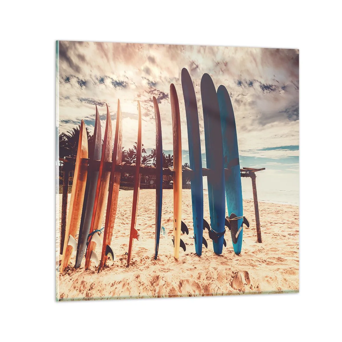 Quadro su vetro - Buonanotte, a domani - 30x30 cm