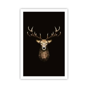 Poster - Cervo cubista - 61x91 cm