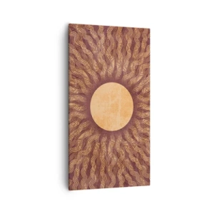 Quadro su tela - Stampe su Tela - L'icona del sole - 55x100 cm