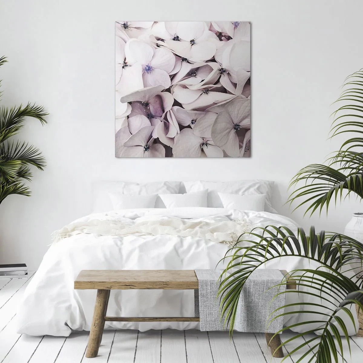 Quadro su tela - Stampe su Tela - Un'alluvione di fiori - 60x60 cm