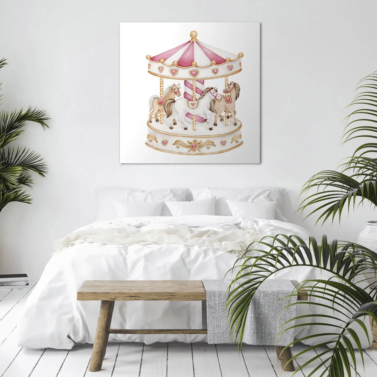 Quadro su tela - Stampe su Tela - Il dolce mondo dell'infanzia - 70x70 cm