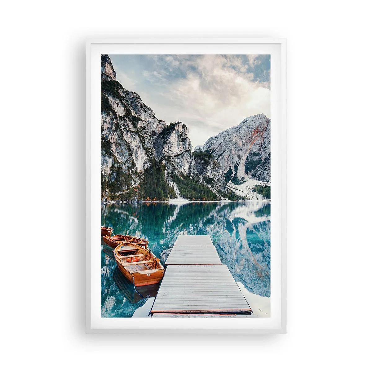 Poster in cornice bianca - Ti mostriamo la bellezza - 61x91 cm