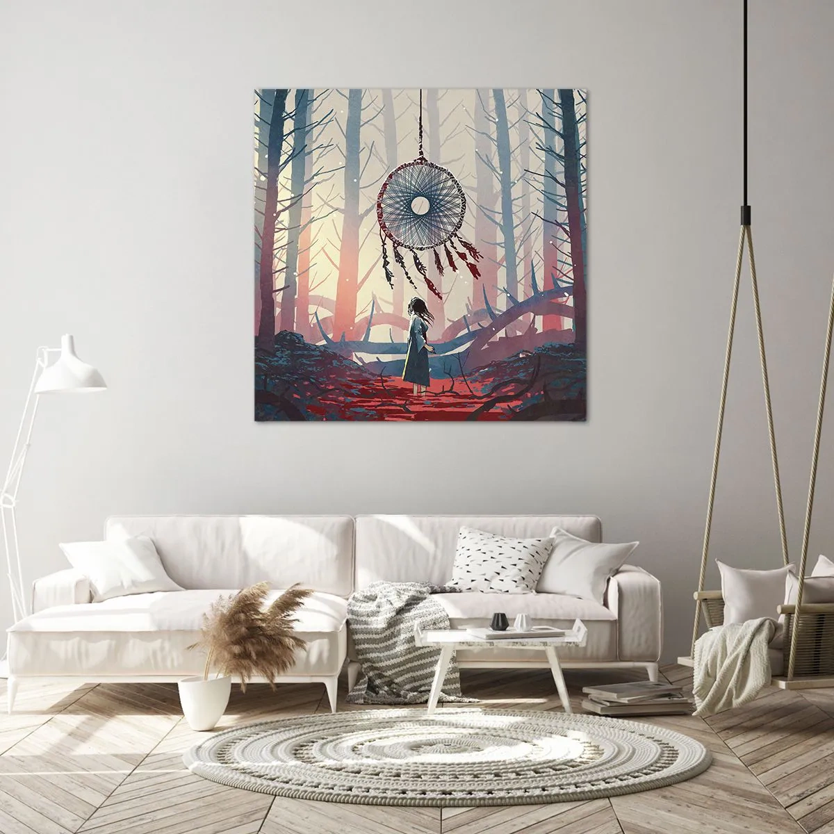 Quadro su tela - Stampe su Tela - Il rituale segreto della felicità - 50x50 cm