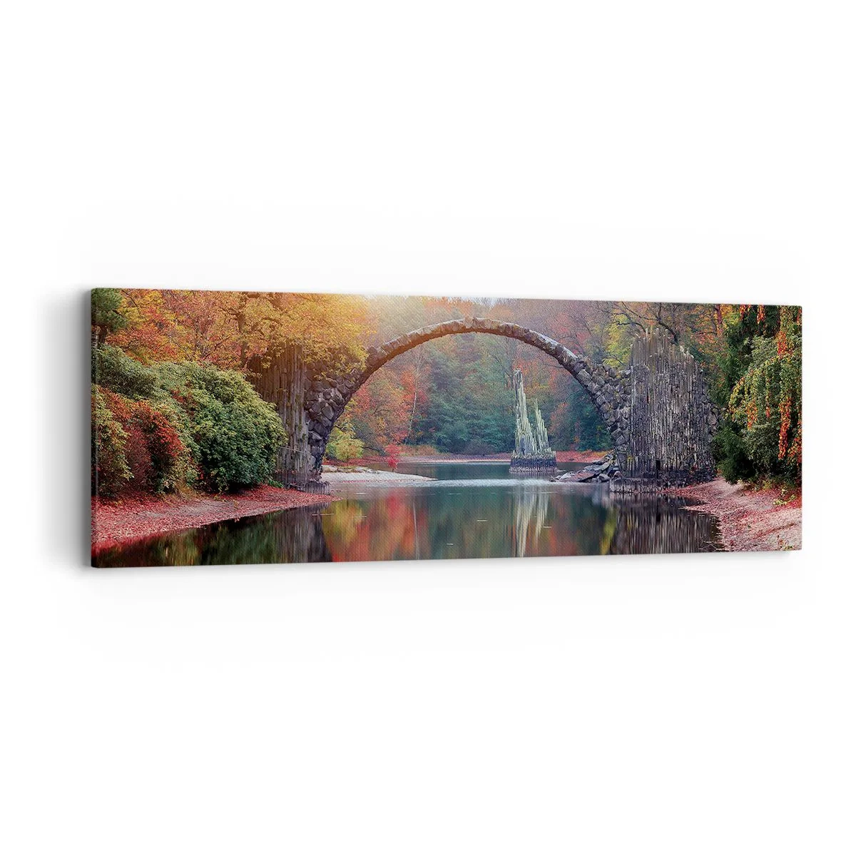 Quadro su tela - Stampe su Tela - Dall'altro lato dello specchio - 90x30 cm