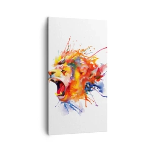 Quadro su tela - Stampe su Tela - Esplosione d'ira - 45x80 cm