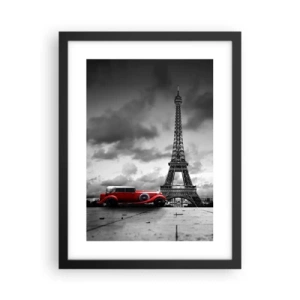 Poster in cornice nera - Non molto tempo fa a Parigi - 30x40 cm